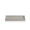 Decor Walther Brownie 0930049 BROWNIE TAB M bowl/ tray faux leather taupe