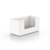 Decor Walther Brownie 0936950 Brownie PTB houder voor gastendoekjes kunstleder mat wit