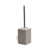 Decor Walther Brownie 0940549 BR SBG toiletborstelgarnituur chroom/taupe kunstleer