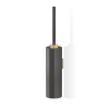 Decor Walther Club 0855267 CLUB WBG toiletborstelgarnituur mat donker metaal en mat goud