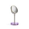 Decor Walther Crystal 0942080 KR KSA vergrootspiegel 1x en 5x violet crystal/ geborsteld nikkel