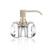 Decor Walther Kristall 0939156 KR SSP zeepdispenser Crystal helder glas - geborsteld nikkel