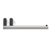 Decor Walther Mikado Tec 0520278 MK TEC TPH1 toiletrolhouder RVS geborsteld/mat zwart
