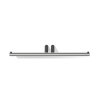 Decor Walther Mikado Tec 0520378 MK TEC TPH2 dubbele toiletrolhouder RVS geborsteld/mat zwart