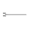 Decor Walther Mikado Tec 0523578 MK TEC HTH1 handdoekhouder 40cm RVS geborsteld/mat zwart