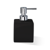 Decor Walther Porcelain 0843961 DW 525 zeepdispenser staand porselein zwart/ chroom