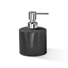 Decor Walther Porcelain 0844161 DW 520 zeepdispenser staand porselein zwart/ chroom