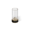 Decor Walther Rocks 0933967 ROCKS SMG glashouder mat donker metaal en mat goud/ helder glas