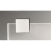 Decor Walther Bloque/ Corner 0560934 CO GLA40 planchet 400mm wit gesatineerd glas/ geborsteld nikkel