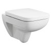 Pressalit Plan 780000-D98999 toiletzitting met deksel wit