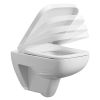 Pressalit Plan 780000-D98999 toiletzitting met deksel wit