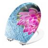 Diaqua Brillant 31171701 toilet seat with lid shiny motif Lotus