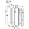 Huppe Alpha 2 - Classics 2 - X1 Flex, 032793 set afdichtingsstrippen