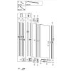 Huppe Design pure, 025496 dorpelprofiel