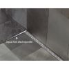 Blanke Aqua Keil 7552840125L afschotprofiel douchevloer 1480x12,5x32 links RVS verchroomd