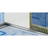 Blanke Aqua Keil Wand 8462856080R afsluitprofiel 1480x8x32mm rechts mat zwart