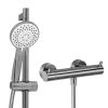 HSK Shower & Co! 1000121 showerset 1.21 round with safety thermostat chrome