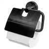 Haceka Kosmos 1208727 toilet roll holder with cover graphite