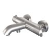 Brauer Carving 5-NG-085-3 body bath shower thermostatic mixer SET 03 stainless steel brushed PVD