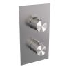 Brauer Carving 5-NG-121 thermostatische inbouw regendouche 3-weg omstelling SET 25 RVS geborsteld PVD