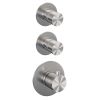 Brauer Edition 5-NG-024 thermostatic concealed rain shower SET 01 stainless steel brushed PVD