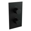 Brauer Edition 5-S-055 thermostatic concealed rain shower 3-way diverter SET 30 matte black