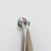 Clou Flat CL090206641 double coat hook brushed stainless steel