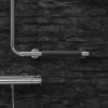 Geesa Comfort & Safety 915825-62-L douchestang met wandbeugel-L chroom