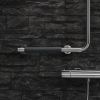 Geesa Comfort & Safety 915825-62-R douchestang met wandbeugel-R chroom