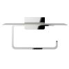 Geesa Craft 911524-02 toilet roll holder with shelf chrome
