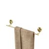 Geesa Opal Brushed Gold 917207-07-45 handdoekrek 45 cm geborsteld goud