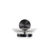 Geesa Opal Brushed Metal Black 917203-09 zeephouder zwart metaal geborsteld
