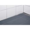 Blanke Aqua Keil Wall 8402851100L gradient edge profile 2000x10x40mm left Stainless steel satin white