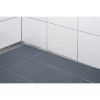 Blanke Aqua Keil Wall 8402851110R gradient edge profile 2000x11x40mm right Stainless steel satin white