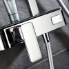 HSK AquaSwitch RS 500 Mix rectangular 1001840 showerset with mixer tap chrome