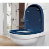 Villeroy en Boch O.Novo Vita 9M67S1P1 toiletzitting met deksel blauw (Blue AntiBac)