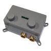 Brauer Carving 5-S-201 thermostatische inbouw regendouche met drukknoppen SET 66 mat zwart
