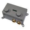 Brauer Edition 5-NG-171 thermostatische inbouw regendouche met drukknoppen SET 60 RVS geborsteld PVD