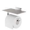 Geesa Craft 911524-02 toilet roll holder with shelf chrome