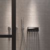 Geesa Frame 918801-02-06 douchemand 21 cm chroom/ zwart