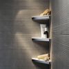 Geesa Frame 918803-02 hoekplanchet chroom/ wit