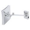 Geesa Mirror 911099 shaving mirror 2-armed 5x magnifying chrome