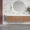 Geesa Opal Brushed Gold 917205-07 handdoekrek 1 arm geborsteld goud