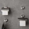 Geesa Opal Brushed Stainless Steel 917215-05 handdoekhaak dubbel RVS geborsteld