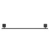 Geesa Topaz Black 917907-06-60-A handdoekrek 60cm zwart