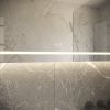 Phantom Mirrors Serie 001 001.80.70 rechthoekige LED spiegel, 80x70 cm met directe en indirecte led rondom