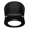 Pressalit Sway D2 994231-DF4999 toiletzitting met deksel mat zwart
