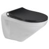 Pressalit Sway Uni 970001-D05999 toiletzitting met deksel zwart