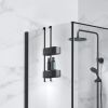 Geesa Rahmen 918902-06-06 Hängende Duschablage 25 cm schwarz