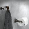 Geesa Nemox Brushed Metal Black 916513-09 haak zwart metaal geborsteld